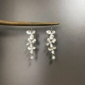 like Vintage古着 Pearl flowers耳饰