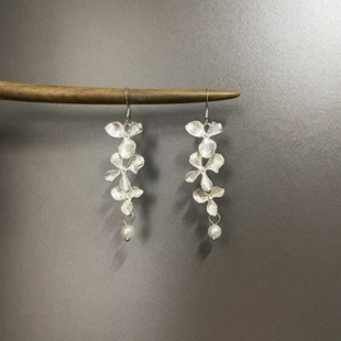 flowers耳饰 like Vintage古着 Pearl