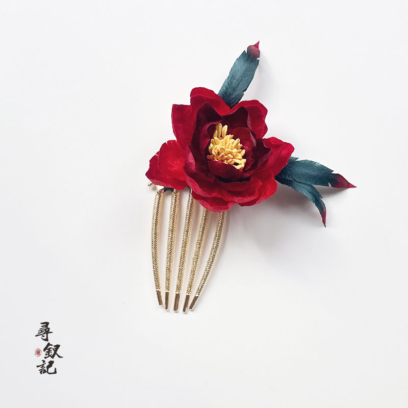 原创手工非遗发梳发饰