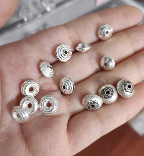 泰国清迈手工银手链项链配件diy材料飞碟手作配饰100元包邮245 35