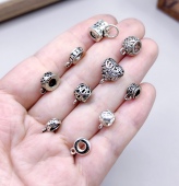 S925纯银链接圈手链项链配件diy手作串珠材料100元 包邮