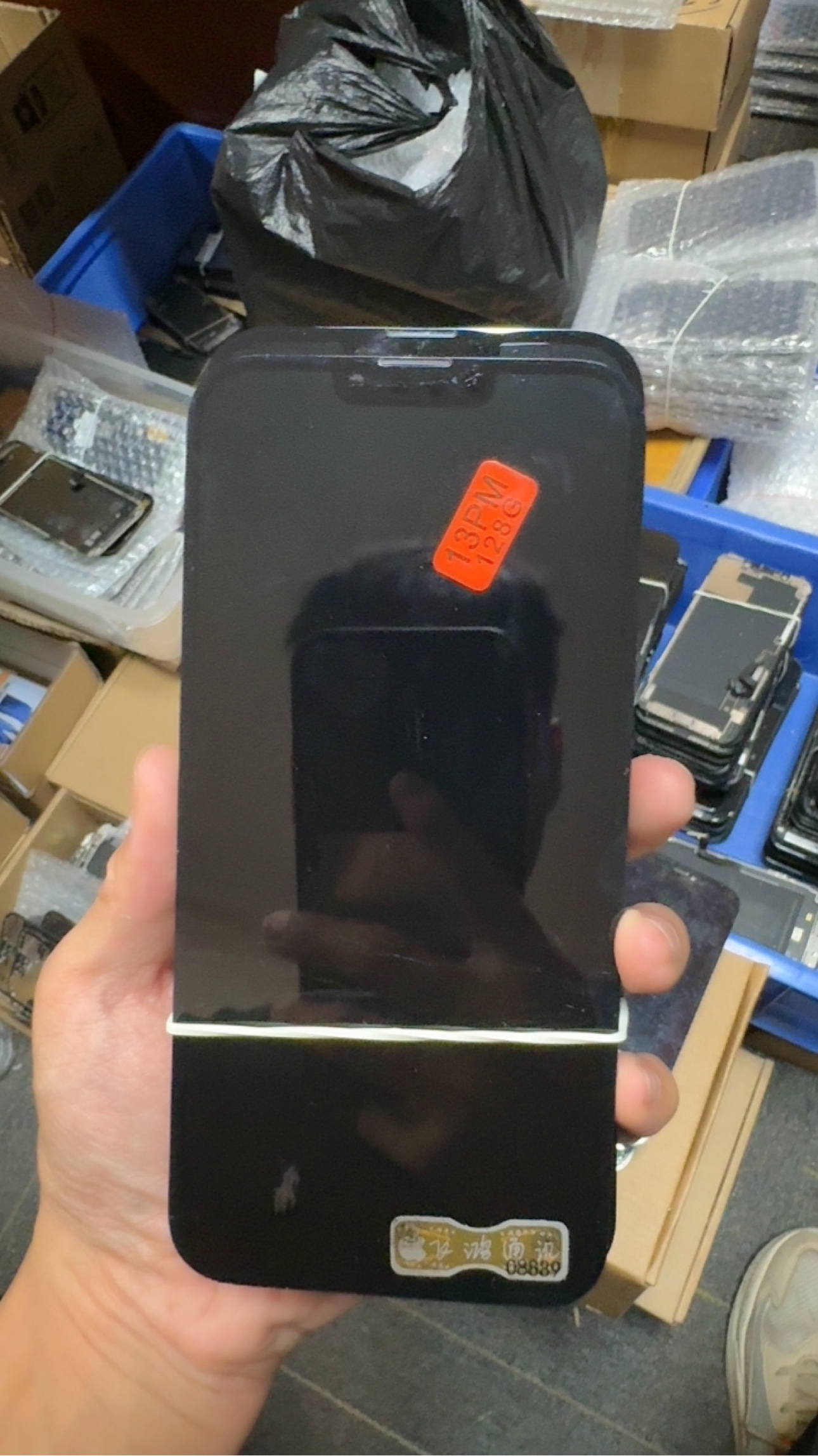 适用于苹果14iPhone13原装后压12promax拆机屏Xs瑕疵中老化屏幕