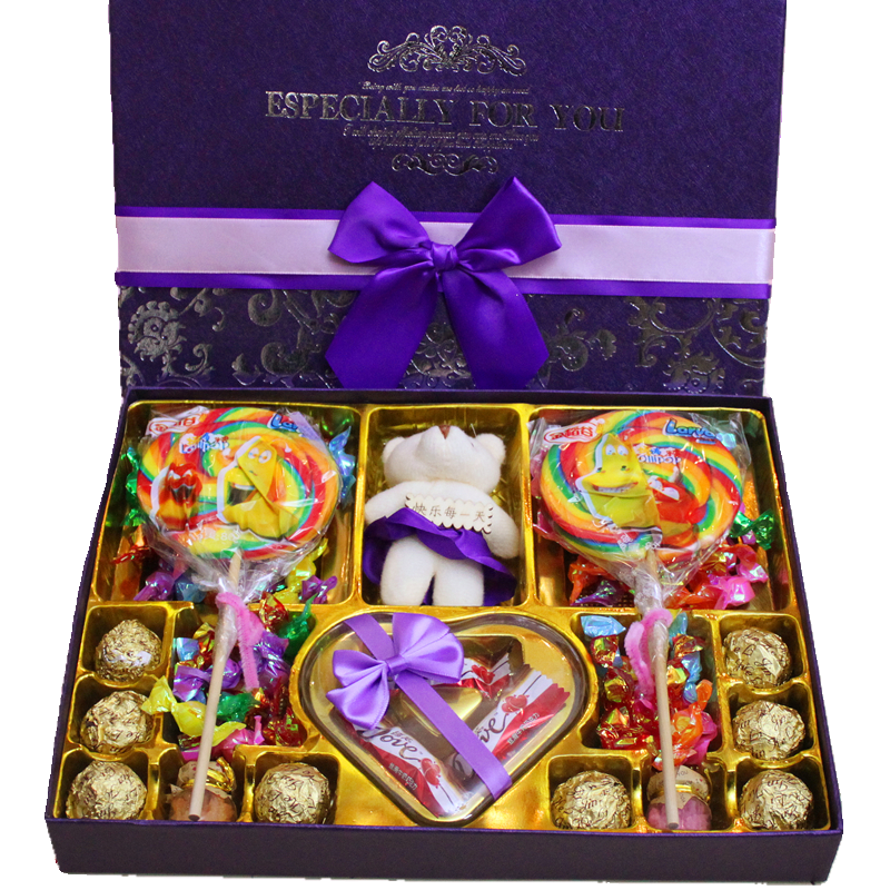 德芙巧克力礼盒装情人节送女朋友老婆高档礼物网红生日零食大礼包