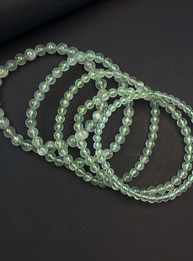 【菲璐】天然冰种葡萄石手链晶体通透清透翠绿手串男女款礼物