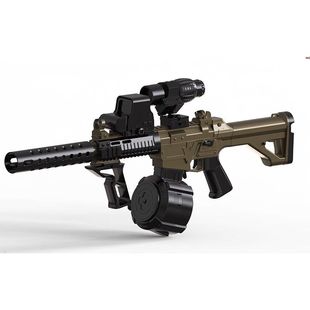 儿童玩具SVD软弹枪电动连发可发射双模式 QBZ191冲锋男孩户外模型