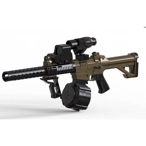 儿童玩具SVD软弹枪电动连发可发射双模式QBZ191冲锋男孩户外模型