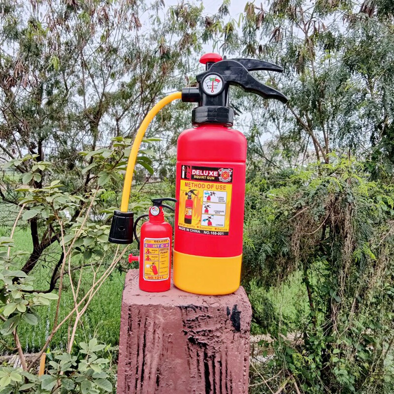 仿真儿童喷水枪消防员玩具灭火器大号过家家幼儿园演出道具灭火筒