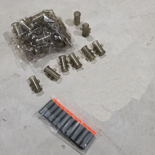 乐辉M249软弹枪手自一体电动加特林弹链式 弹壳配件 蛋壳专用软弹