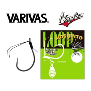 日本进口VARIVAS可配重带挡草WACKY钩LOOP Mosquito Hook路亚鱼钩