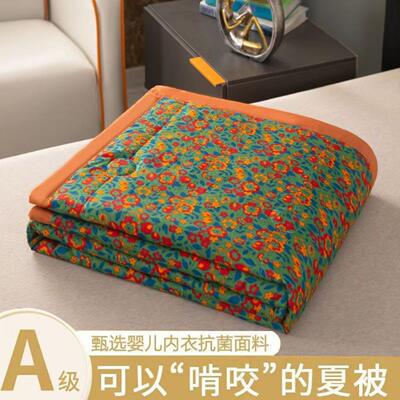 空调被夏凉被纯棉全棉夏季薄款
