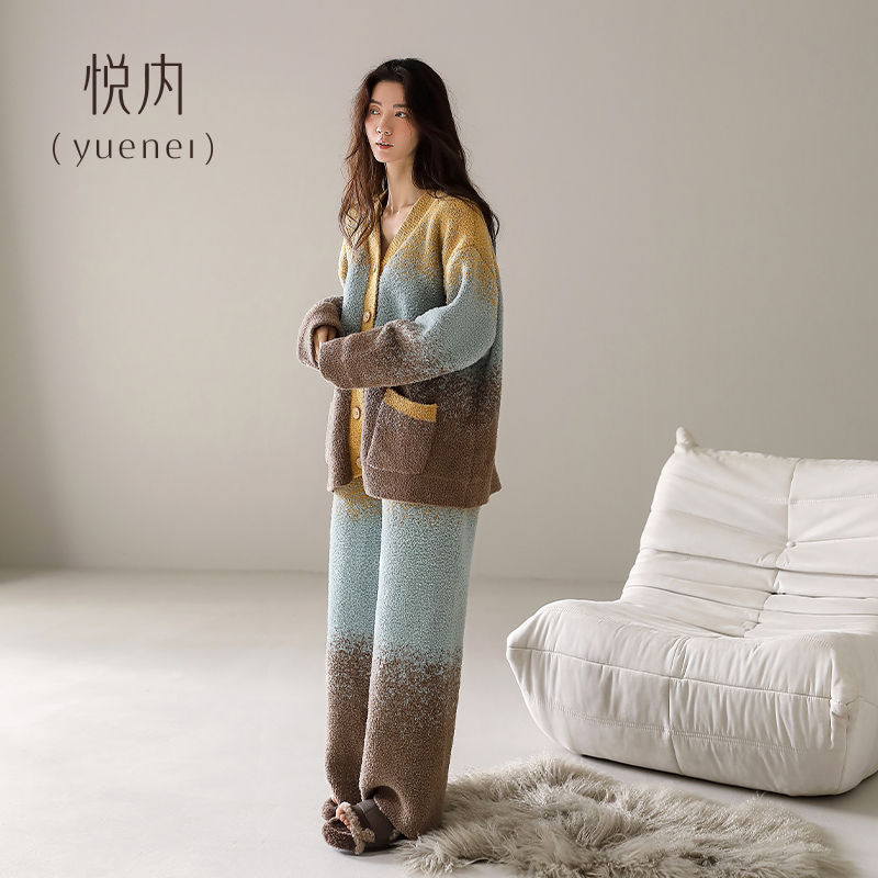【商场同款】悦内女士珊瑚绒睡衣
