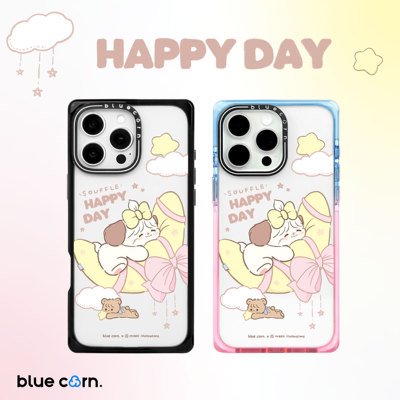 【bluecorn】蓝色苞米联名MIKKO舒芙蕾快乐日适用于苹果iPhone 17/16/15/pro/max磁吸magsafe防摔全包手机壳