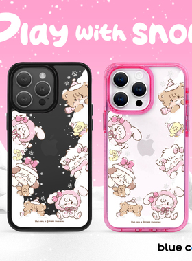 【bluecorn】蓝色苞米联名MIKKO去雪地撒欢 适用于iPhone17PROMAX16pro15magsafe 磁吸防摔手机壳全包保护套