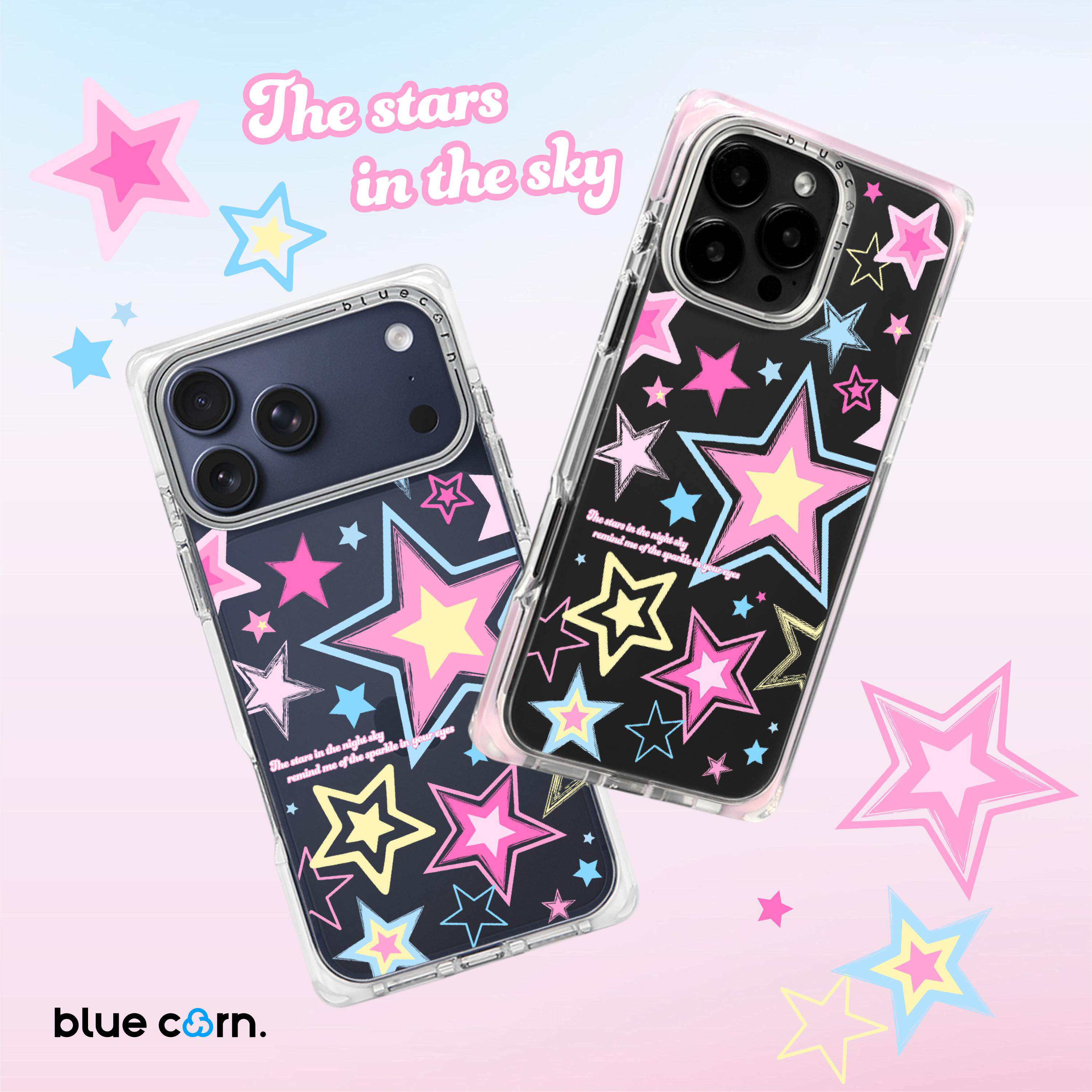 【bluecorn】蓝色苞米原创做你的星光适用于iPhone 17/16/15PRO/MAX magsafe镜面磁吸防摔手机壳全包保护套