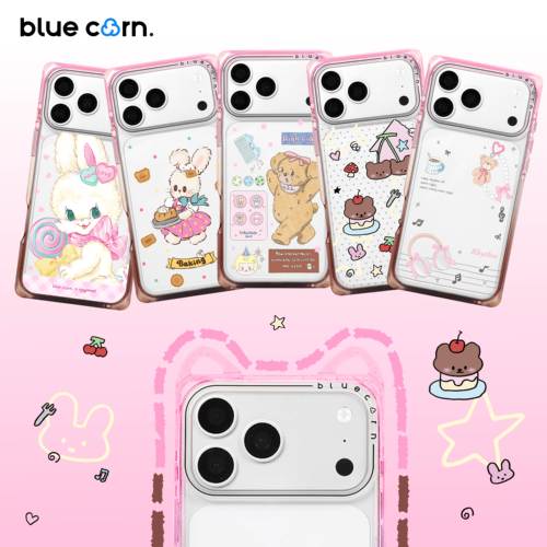 【bluecorn】蓝色苞米粉咖奶方合集适用于iPhone18/17/16/15PRO/MAX magsafe磁吸方形直角边猫耳防摔手机壳套