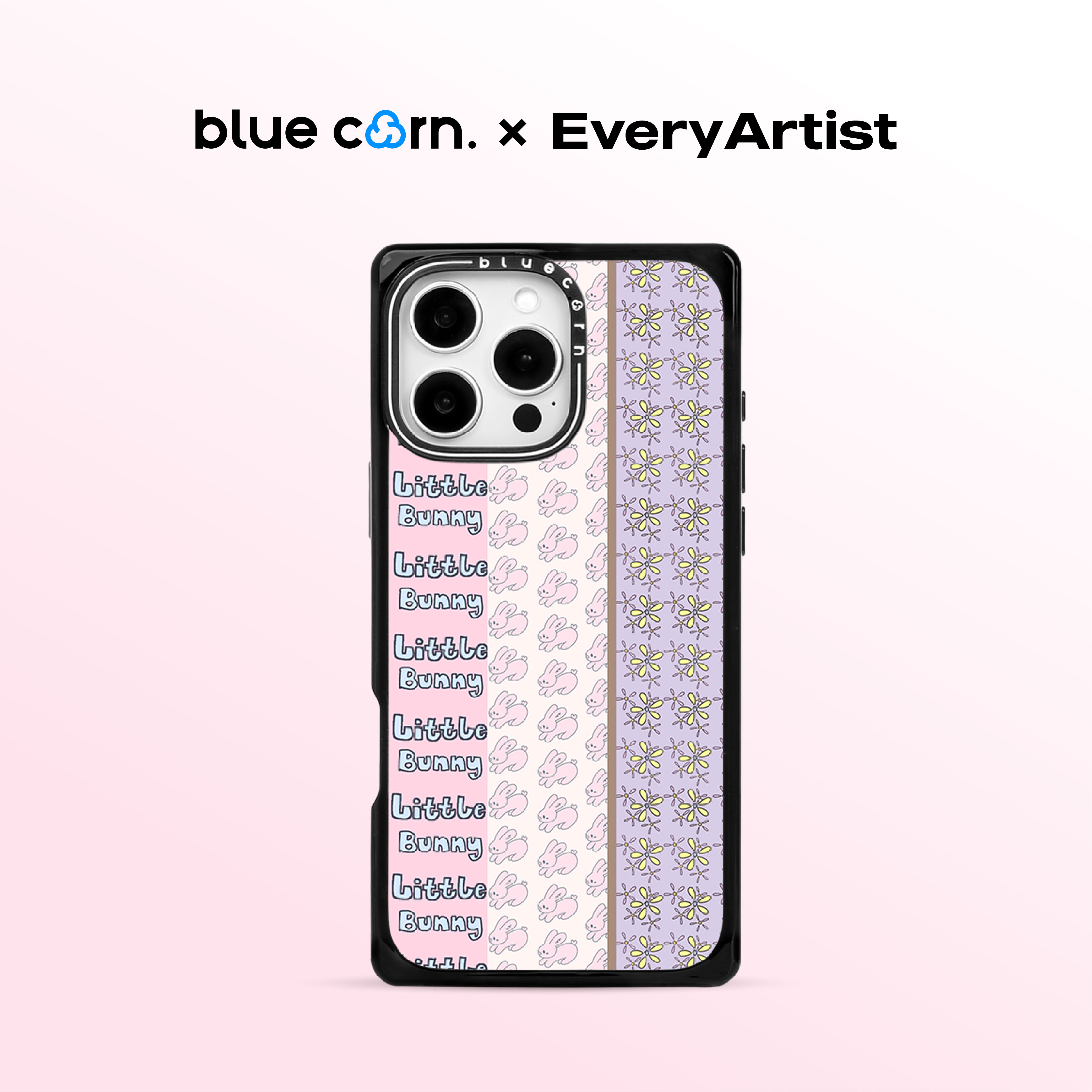 【bluecorn】蓝色苞米新款LittleBunny适用于iPhone 17/16/15 PRO MAX magsafe磨砂满印磁吸防摔手机壳保护套