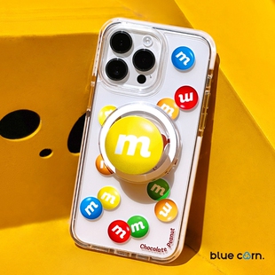 【bluecorn】蓝色苞米彩虹糖豆巧克力糖果适用于苹果iPhone 17 16Pro Max 15 pro Magsafe镜面磁吸防摔手机壳