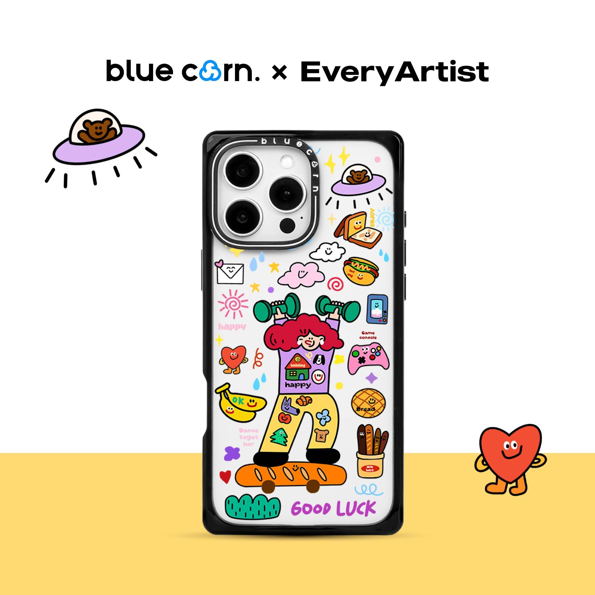 【bluecorn】蓝色苞米原创杠铃女孩适用于iPhone 17/16/15PRO/MAX magsafe镜面磁吸防摔全包卡通手机壳保护套,3C数码配件,手机保护套/壳,淘宝优惠券,粉丝福利购,淘宝优惠卷