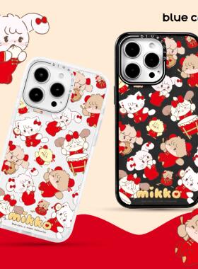 【bluecorn】蓝色苞米联名MIKKO新年小贴纸适用于iPhone 17/16/15/14/PRO/MAX magsafe 镜面磁吸防摔手机壳