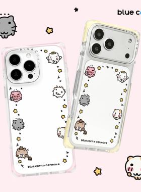【bluecorn】蓝色苞米联名朱小仓第二弹小相框适用于iPhone 17/16/15PRO/MAX magsafe镜面磁吸防摔手机壳 套