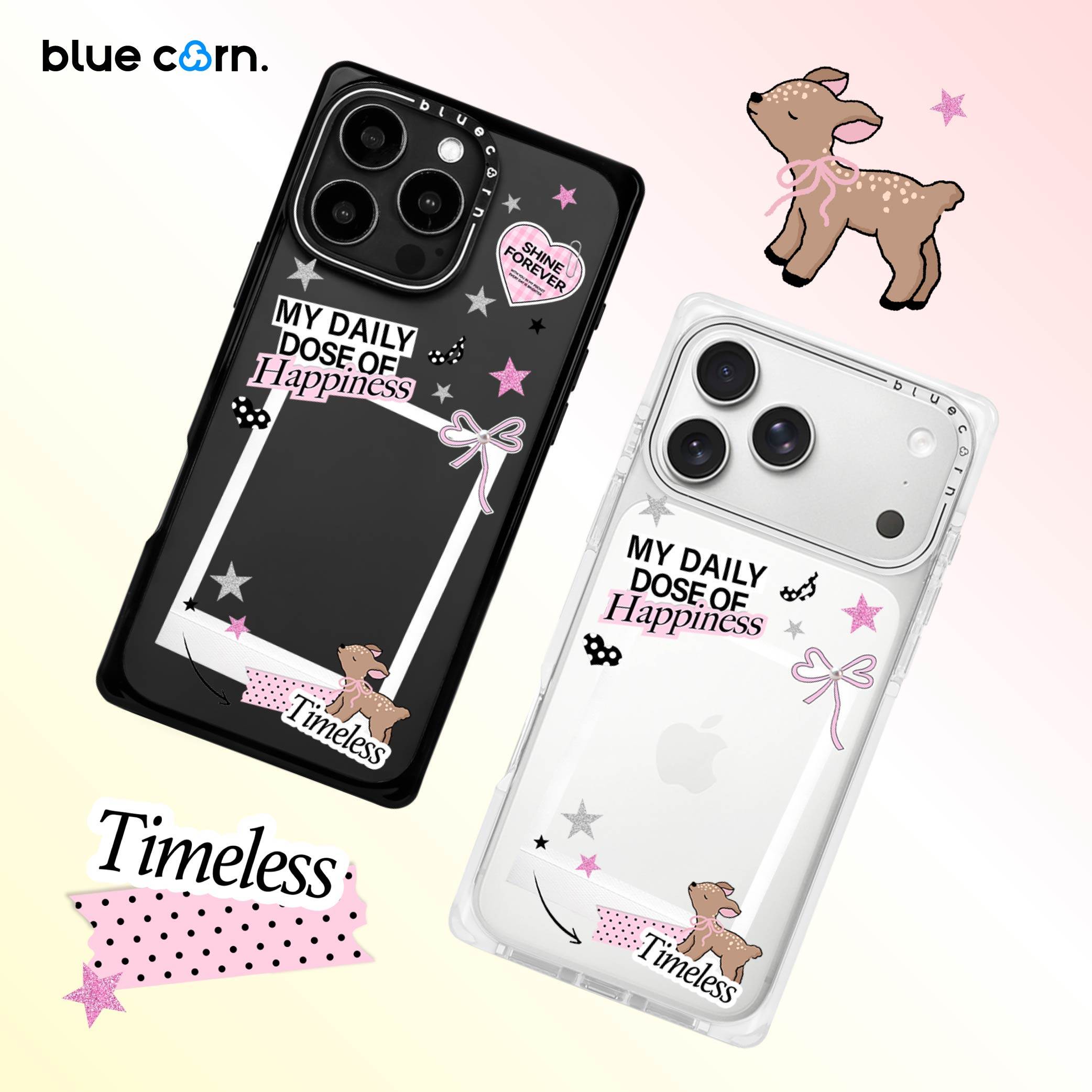 【bluecorn】蓝色苞米原创ins贴纸相框相框 适用于iPhone 17/16/15 PRO/MAXmagsafe镜面磁吸防摔手机壳保护套,3C数码配件,手机保护套/壳,淘宝优惠券,粉丝福利购,淘宝优惠卷