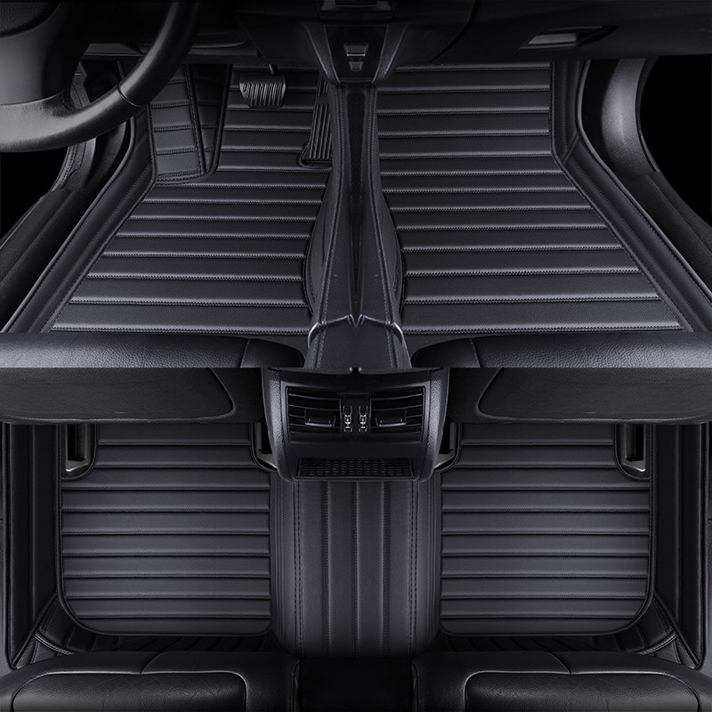 路虎揽胜极光汽车脚垫全包围真皮