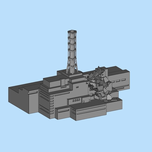 切尔诺贝利核电站模型01211101 三维图纸（STL格式）