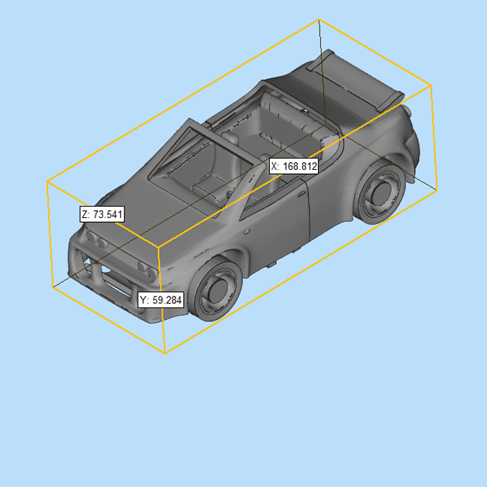 stl敞篷车模型01210408三维图纸(stl格式)