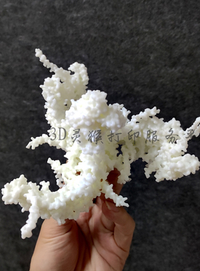 白色Surface结构膜蛋白模型3D打印定制加工