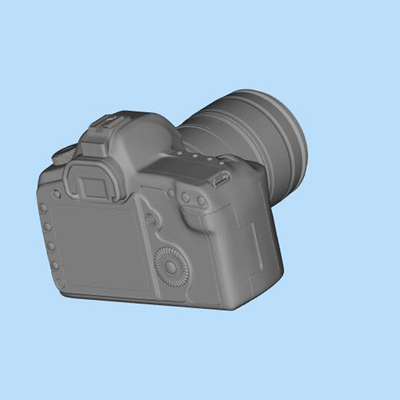 单反相机模型01200515三维图纸（STL格式）