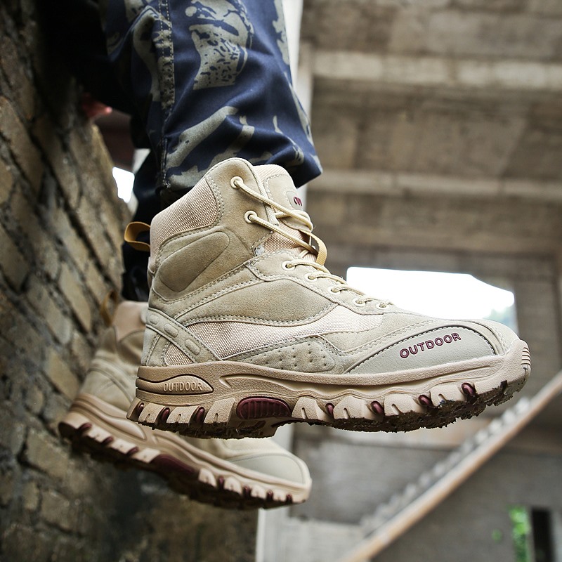 军靴男冬季2019新款中高帮作战靴减震陆战术特种兵沙漠作训登山鞋|ruв категории Мужская обувь, сапоги - от Buy2taobao.com для оказания профессиональной услуги покупки агента Taobao