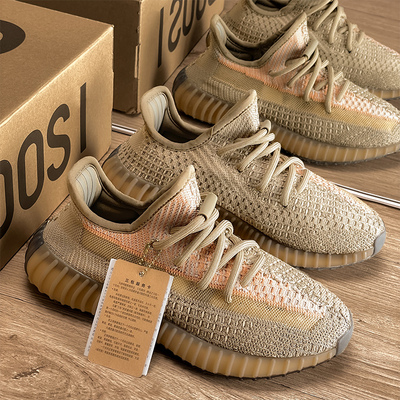 德国进口椰子鞋旗舰店正品yeezy男鞋2025新款网面透气运动男女鞋