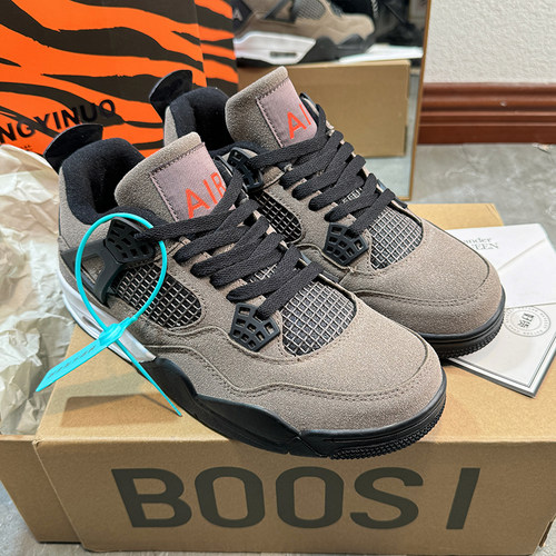 哥卡图aj4摩卡棕高帮男鞋