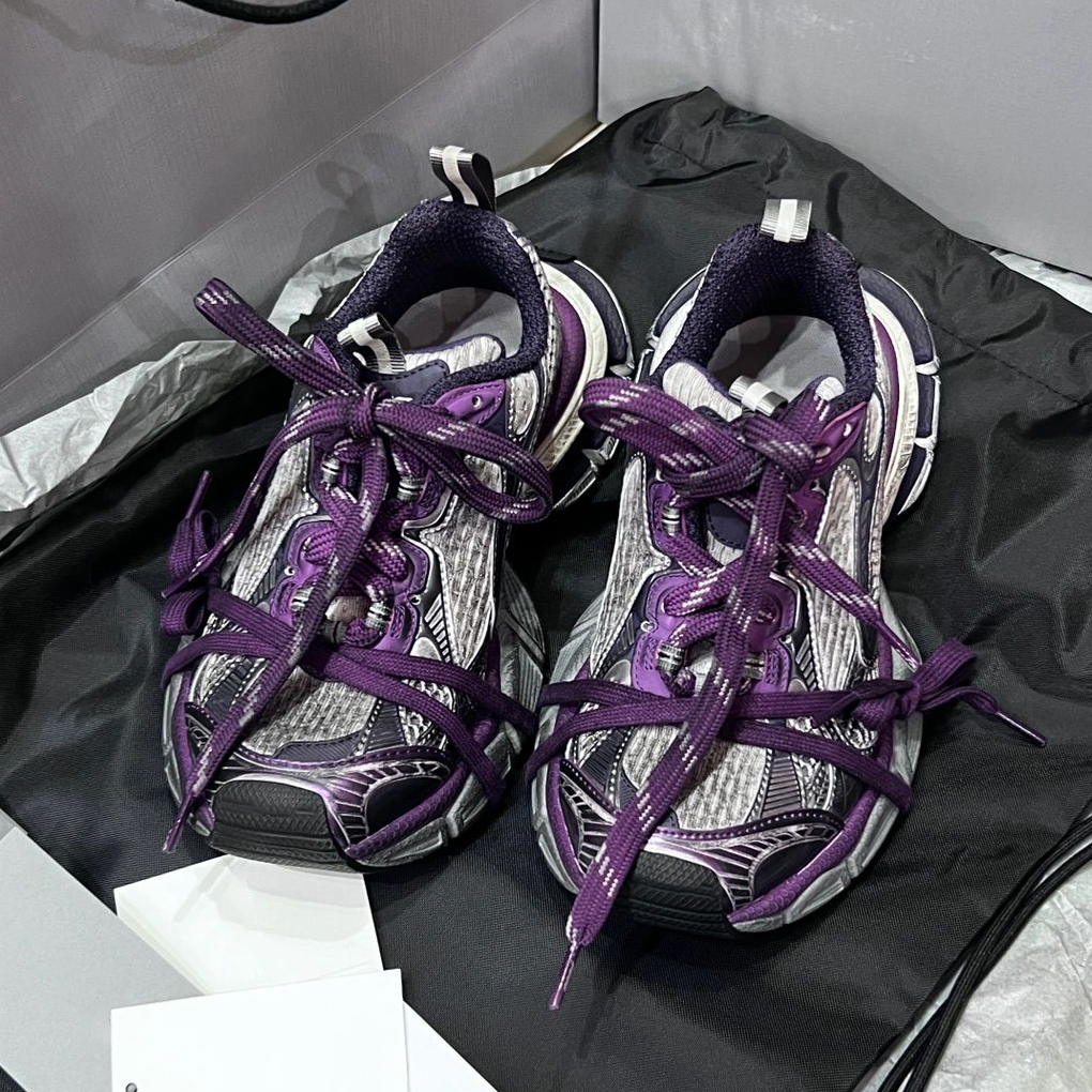 九代老爹鞋2025新款3XL厚底增高鞋子巴黎男女休闲复古做旧运动鞋