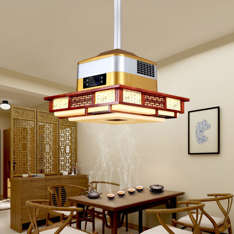 [金蓝地家居专营店吊灯]棋牌室吊灯净化器空气餐厅书房led吸月销量1件仅售1598.5元