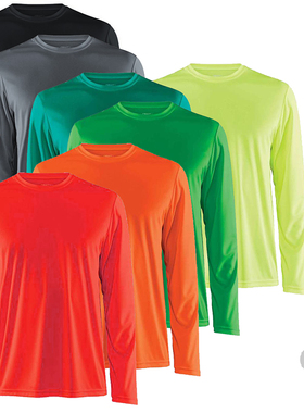 瑞典craft男款户外运动跑步速干弹力宽松圆领头套长袖体恤1907121