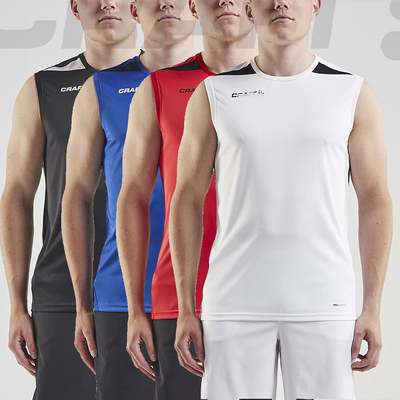 男士无袖背心跑步运动网眼排汗