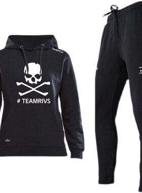 teamrivszone女款抓绒连帽卫衣