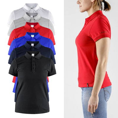 craft女短袖速干POLO衫