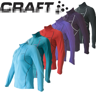 瑞典craft秋冬女款抓绒保暖透气打底套头立领跑步爬山中间层919