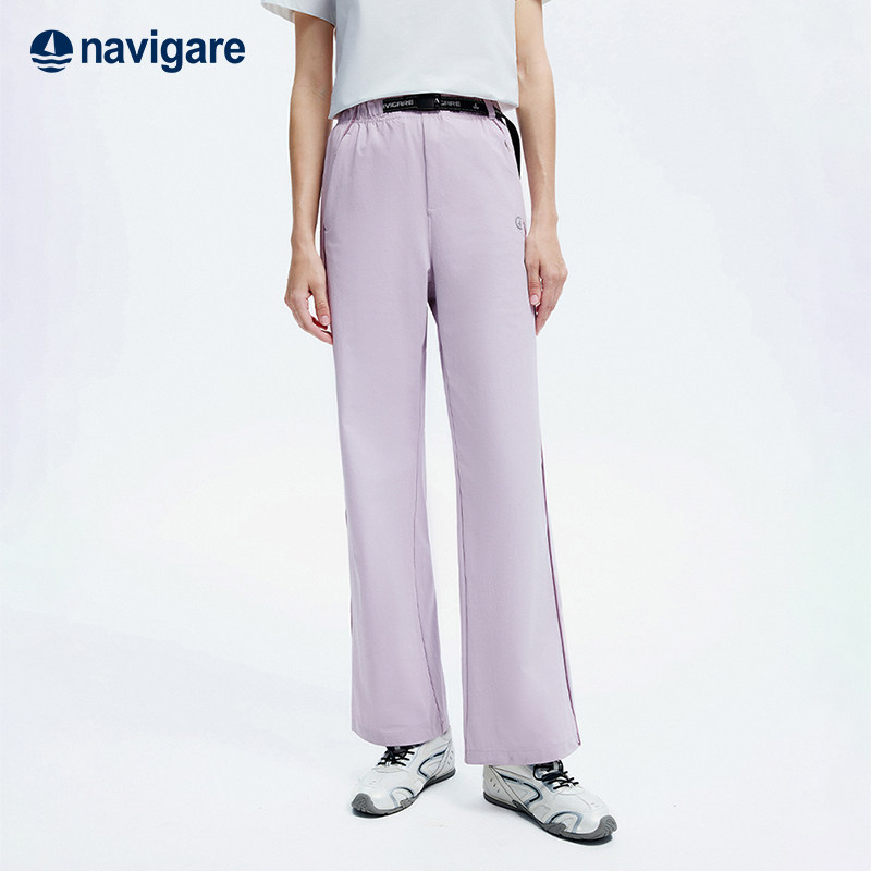 Navigare意大利小帆船户外轻薄休闲裤女2026春夏新品高腰