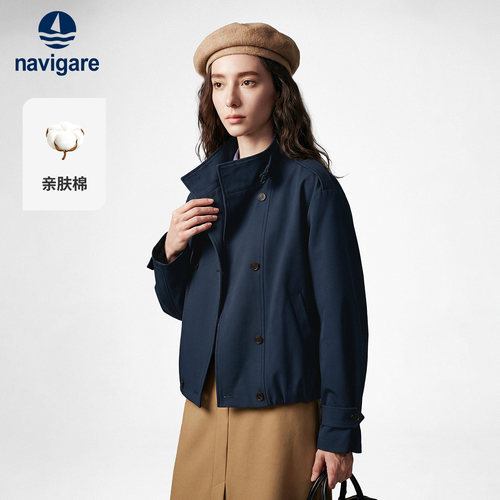 Navigare宽松工装短款夹克