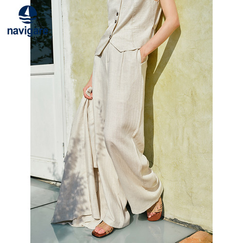 小帆船宽松透气休闲长裤