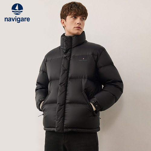Navigare立领厚款通勤面包服