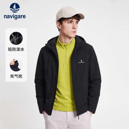 Navigare轻薄连帽夹克上衣外套