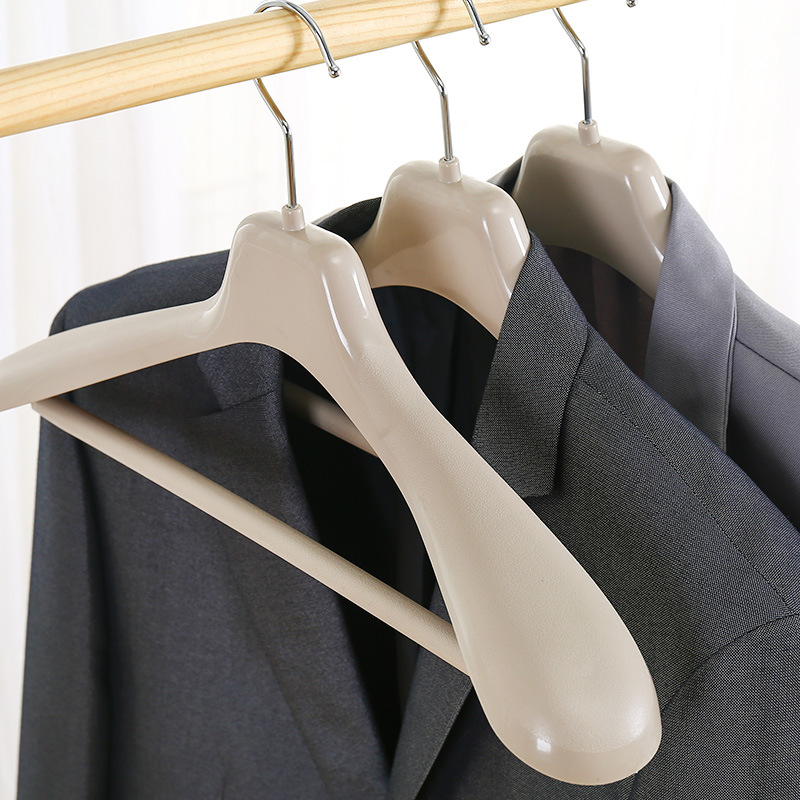 多功能塑料晾衣架单只家用宽肩西