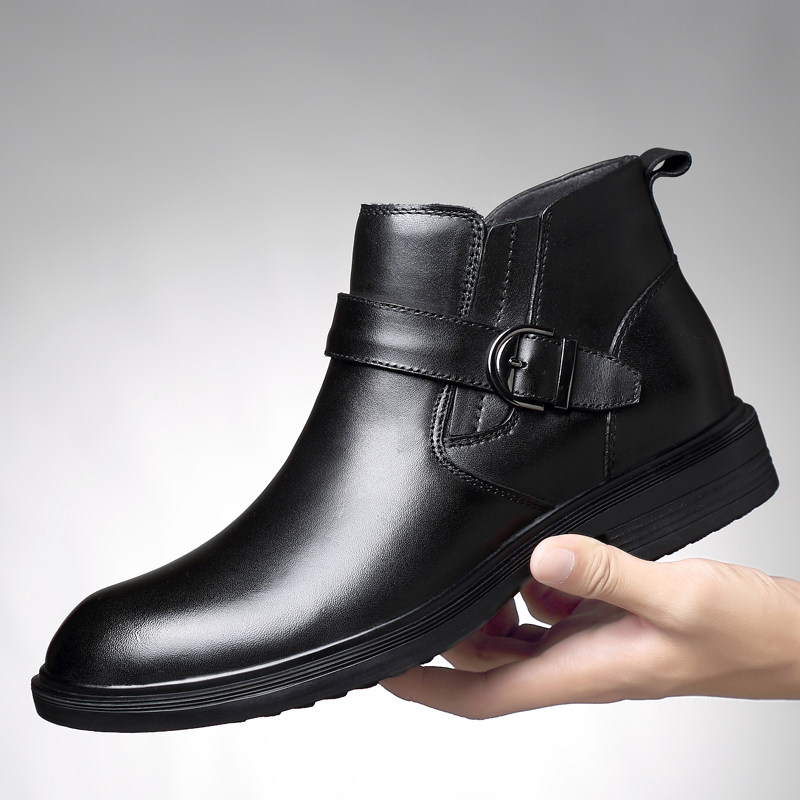 Autumn and winter High-top shoes Large 45 Add fertilizer Martin Male boots Outsize 46 Cotton-padded shoes man Chelsea Boots 47in the Men's Shoes, Boots  category - from Buy2taobao.com to provide professional Taobao agent buy service