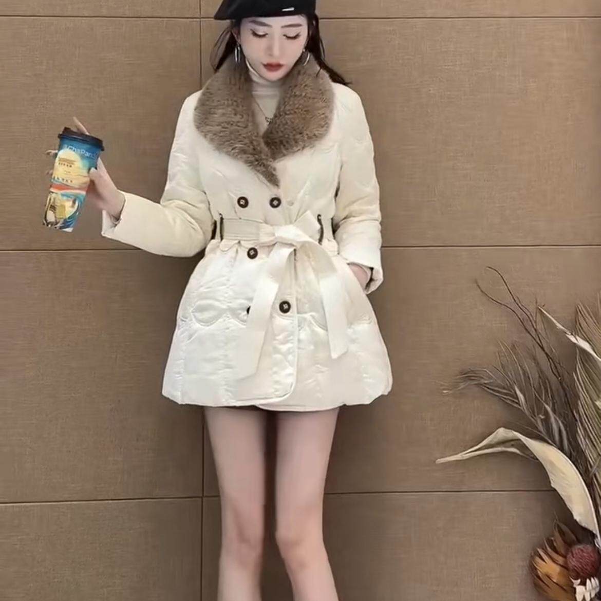 欧洲站2025冬季女新中式羽绒服