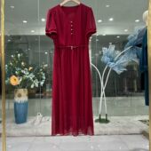 HQ916连衣裙女2026年新款 遮肉裙 H字裙中长裙大码 夏季 显瘦韩版