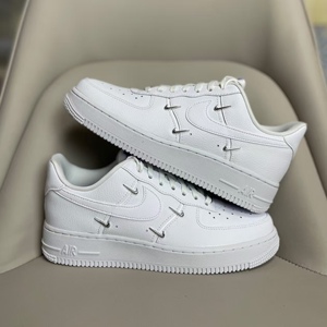 耐克Nike Air Force1空军一号复古板鞋低帮休闲鞋男女CT1990-100